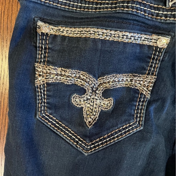 Rock Revival Blue Jeans Amanda Easy Boot Women’s Size 28 Vintage Y2K McBling 80s - Picture 7 of 10